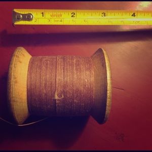 Vintage Large Wooden Spool of Thread